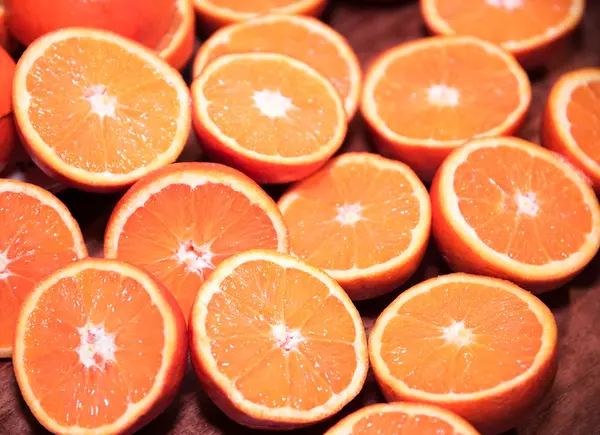 Fresh sliced oranges — Stock Photo, Image