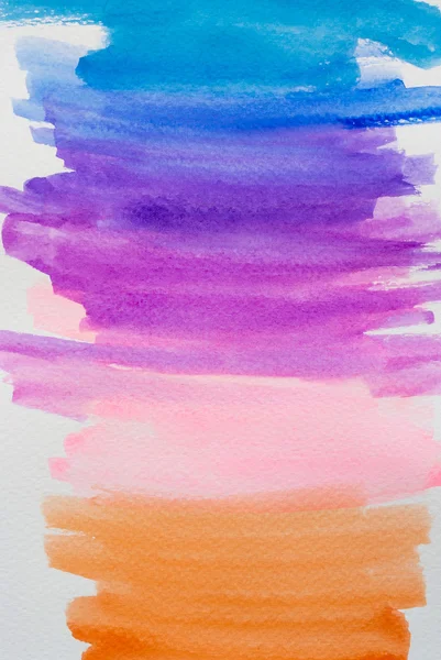 Watercolor brush strokes — Stock Photo, Image