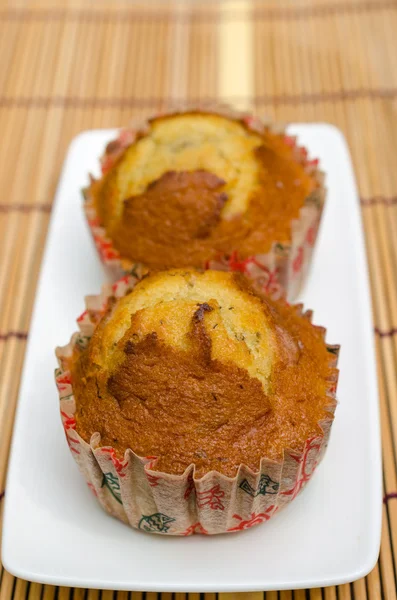 Bolo de banana — Fotografia de Stock