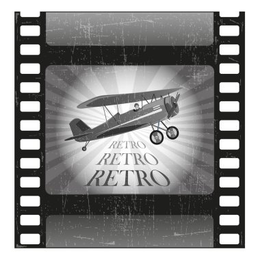  Retro uçuş - vektör