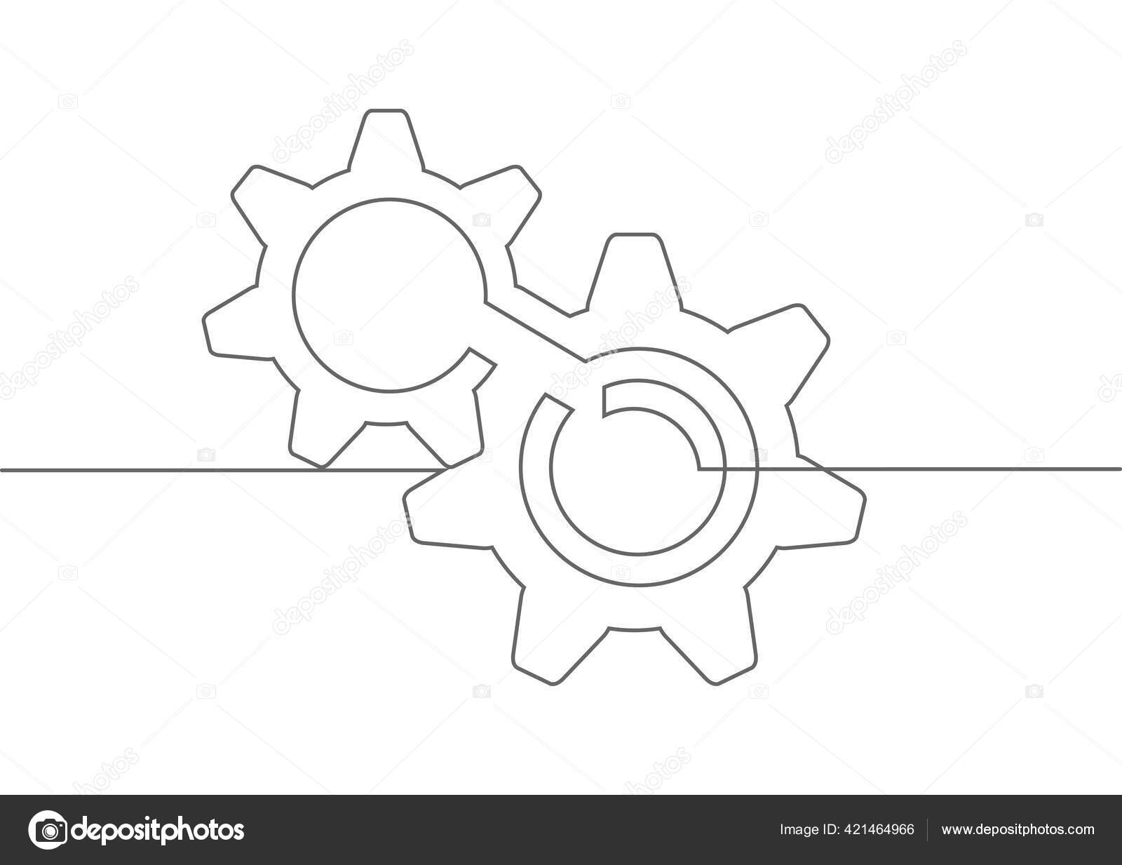 Непрерывная Линия Передач Инженерный Чертеж Технический Чертеж Шестерен ...