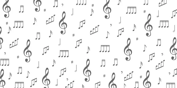 Notes Musique Fond Musique Song Illustration Vectorielle — Image vectorielle