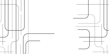 Çizgilerin teknolojik arka planı. Dijital teknolojinin modern kavramı. Soyut geometri.