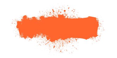 Mercan şeritli boya. Renkli paten fırçaları yazı için. Grunge arka planı. Sancak - Vektör.