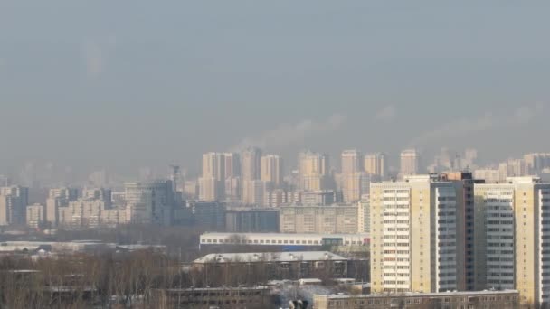 Neue häuser in yekaterinburg — Stockvideo