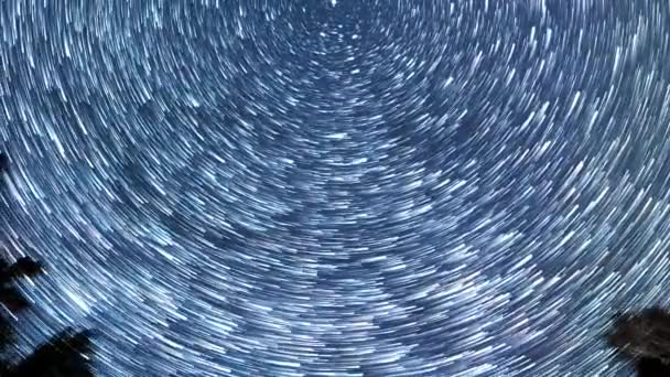 Estrelas deixam pistas — Vídeo de Stock