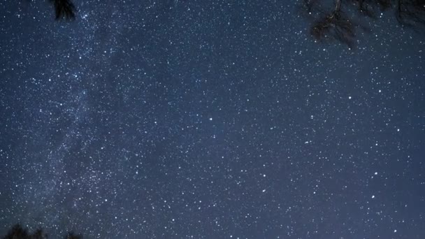 Clear starry sky — Stock Video