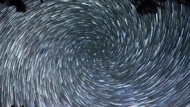 Le stelle tracciano una linea — Video Stock