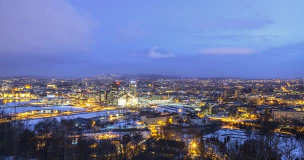 Amanecer sobre la ciudad — Vídeos de Stock