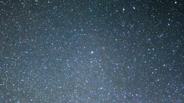 Il cielo oscuro nelle stelle — Video Stock