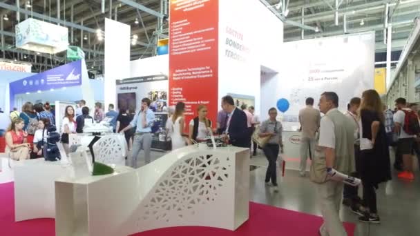 Innoprom die wichtigste Industriemesse — Stockvideo