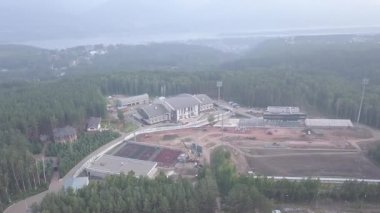 Rusya, Krasnoyarsk. BİATLON ACADEmy MÜZİKİK COMPLEX