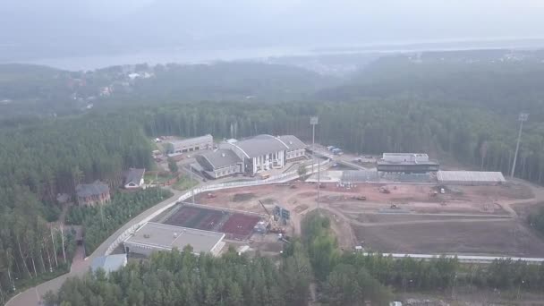 Russie, Krasnoïarsk. COMPLEX MULTIFONCTIONNEL DE L'ACADÉMIE DU BIATHLON — Video