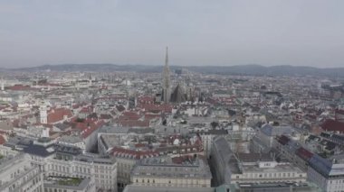 Viyana, Avusturya. St. Stephen Katedrali (Almanya: Stephansdom). Katolik Katedrali - Avusturya 'nın ulusal sembolü. 4K