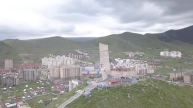 Ulaanbaatar, Moğolistan. Zaisan Tolgoi 'deki Sovyet askerlerinin anısına. Kızıl Ordu 'nun Moğol Halk Devrimi' ne verdiği desteğin onuruna. 4K