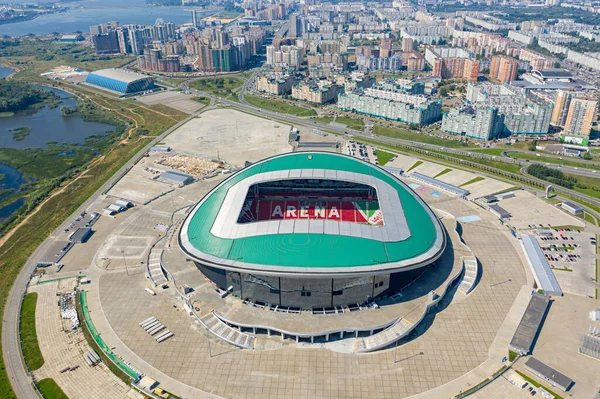 Kazan Russie Août 2020 Vue Aérienne Bars Arena Lieu Coupe — Photo