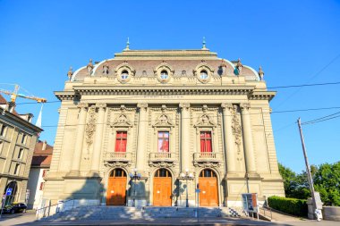 Bern, İsviçre - 14 Temmuz 2019: Konzert Tiyatrosu Bern