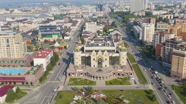 Kazan Rusya Ağustos 2020 Ekiyat Kukla Tiyatrosu Hava Görüntüsü Hava — Stok fotoğraf