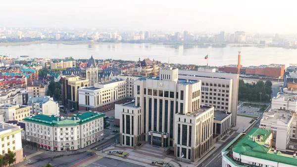 Kazan Russia August 2020 Aerial View Building Cabinet Ministers Republic — Stock Photo, Image