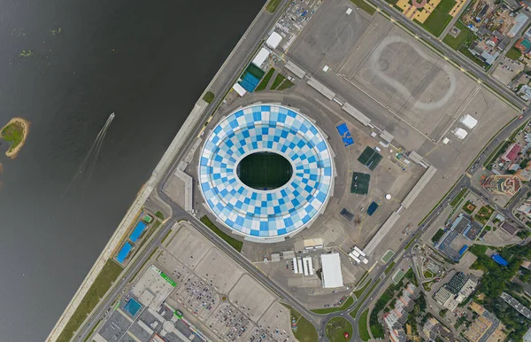 Nizhny Novgorod Russia August 2020 Nizhny Novgorod Stadium Aerial View — Stock Photo, Image