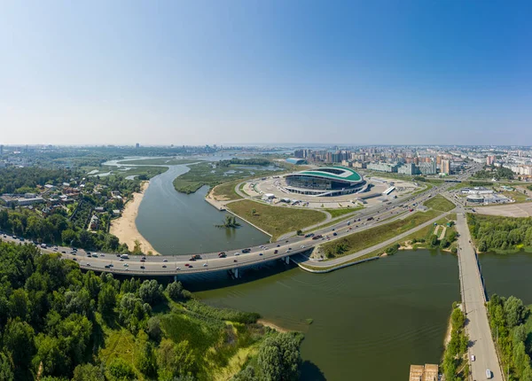Kazan Russia Agosto 2020 Veduta Aerea Dell Bar Arena Ubicazione — Foto Stock