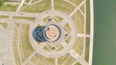 Kazan, Russia. Aerial view of family center, Aerial View   clipart