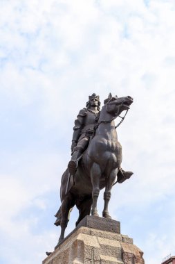 Krakow, Polonya. Grunwald Anıtı. Mimar ve heykeltıraş Antoni Wiwulski (1877 - 1919))