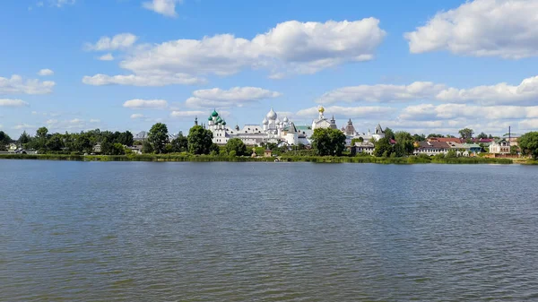 Rostov Russia Rostov Kremlin Main Attraction City Rostov Great Aerial — Stock Photo, Image