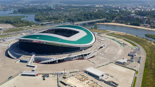 Kazan Russie Août 2020 Vue Aérienne Bars Arena Emplacement Coupe — Photo