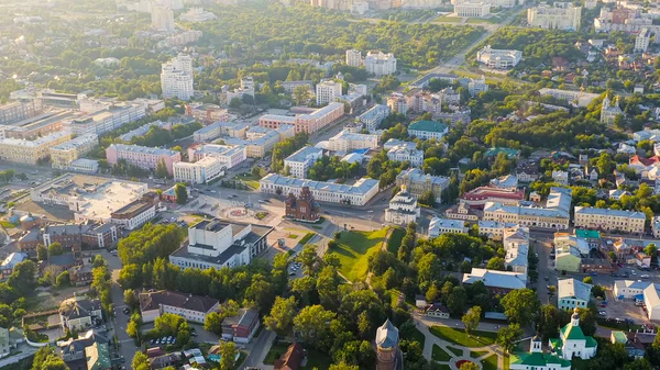 Rusia Vladimir Centro Ciudad Desde Aire Puerta Oro Vladimir Vista — Foto de Stock