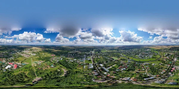 Susdal Russland Sommer Stadtpanorama Luftaufnahme Panorama 360 — Stockfoto