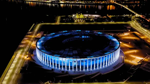 Nischni Nowgorod Russland August 2020 Nischni Nowgorod Stadion Luftaufnahme Bei — Stockfoto