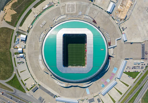 Kazan Russia Серпня 2020 Повітряний Вид Барс Арена Місце Проведення — стокове фото