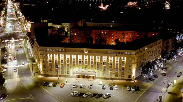 Voronezh Rússia Agosto 2020 Lenin Square Edifício Administrativo Governo Região — Fotografia de Stock