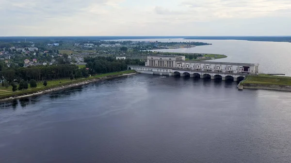 Uglich Ryssland Vattenkraftverket Uglich Vid Floden Volga Regionen Jaroslavl Del — Stockfoto