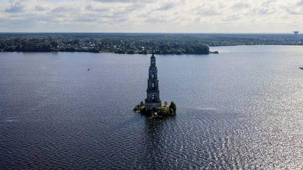 Kalyazin Ryssland Kalyazins Klocktorn Bell Tower Nicholas Cathedral Känd Som — Stockfoto