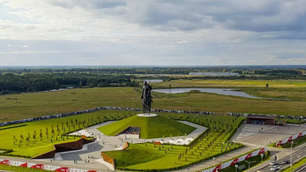 Ржев Россия Августа 2020 Года Мемориал Ржева Советскому Солдату Посвященный — стоковое фото