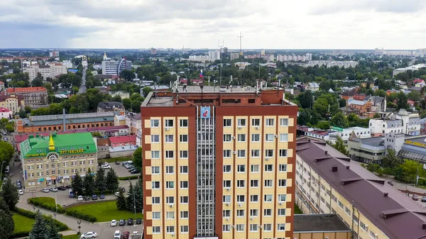 Ivanovo Russland August 2020 Flug Über Das Stadtzentrum Verwaltung Von — Stockfoto