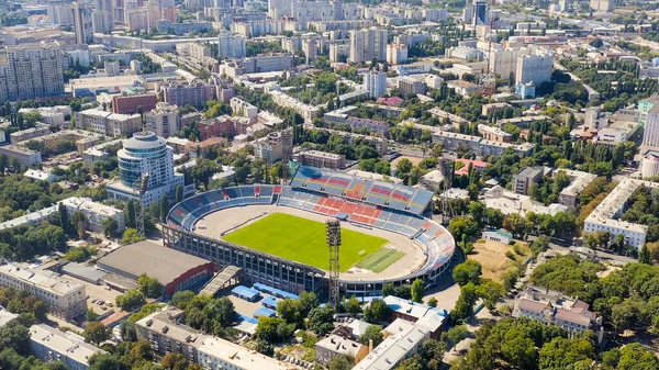 Voronej Russie Stade Central Des Syndicats Vue Aérienne — Photo