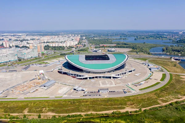 Kazan Russia August 2020 Aerial View Bars Arena Location 2018 — Stock Photo, Image