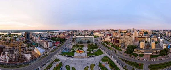 Perm Russland August 2020 Park City Esplanade Und Gebäude Der — Stockfoto