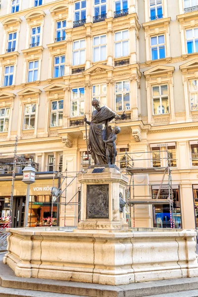 Вена Австрия Июля 2019 Года Фонтан Иосифа Josefsbrunnen Мужа Девы — стоковое фото