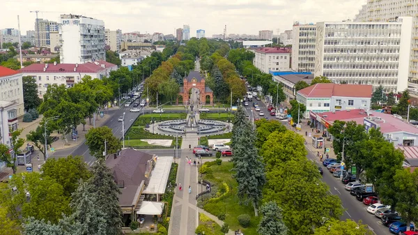 Krasnodar Rusia Agosto 2020 Alexandrovsky Boulevard Monumento Santa Mártir Catalina —  Fotos de Stock