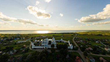 Pereslavl-Zalessky, Rus. Nikitsky Manastırı. Hava görünümü