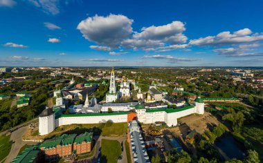 Sergiev Posad, Rusya. Kutsal Üçlü Sergius Lavra. Hava görünümü