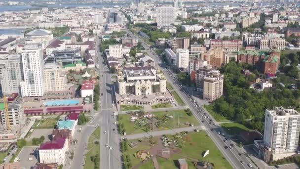 Kazań, Rosja. Teatr Lalek Stanu Tatar Ekiyat. 4K — Wideo stockowe