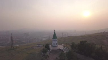 PARASKEVA PYATNITSA CHAPEL. Krasnoyarsk 'ın sembolü ve şehrin ana simgelerinden biri. 4K