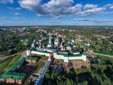 Sergiev Posad, Rusya. Kutsal Üçlü Sergius Lavra. Hava görünümü