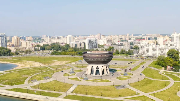 Kazan Russia August 2020 Aerial View Kazan Family Center Wedding — Stock Photo, Image