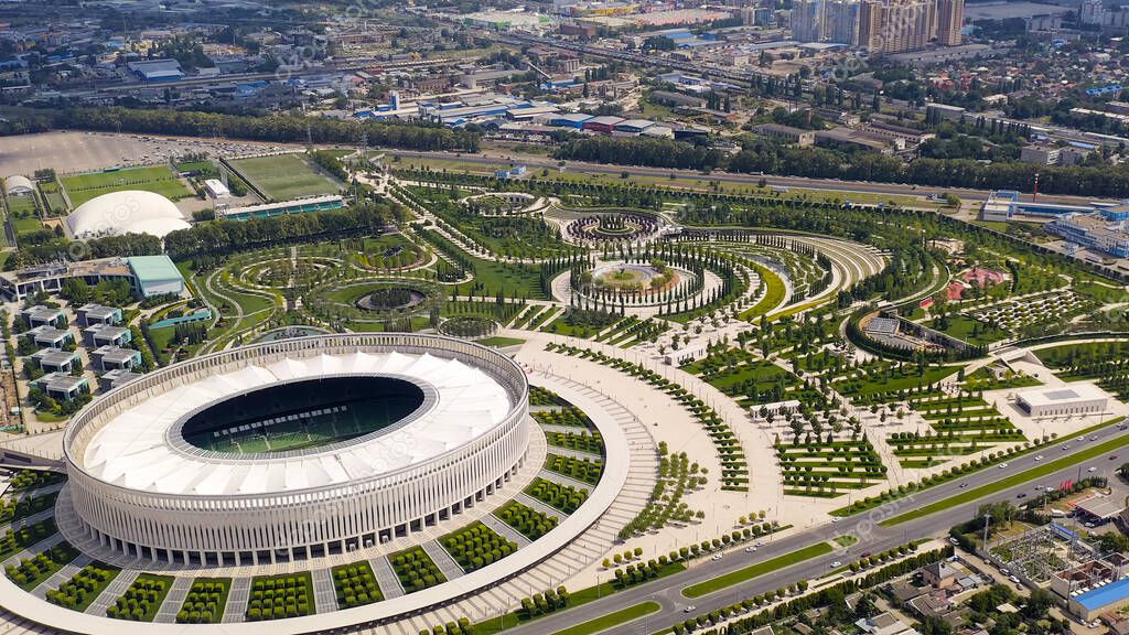 Krasnodar, Rusia 29 de agosto de 2020 Krasnodar estadio de fútbol